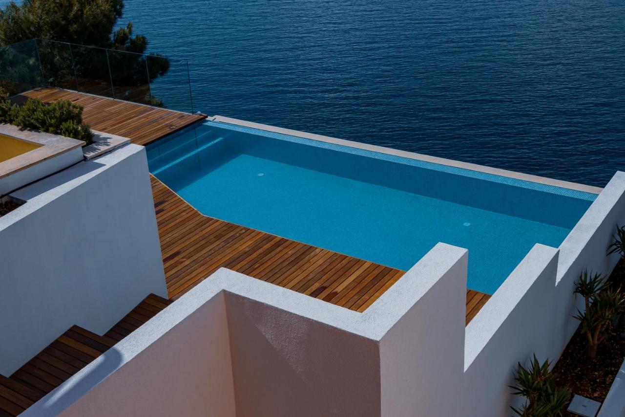 Luxury Apartments Villa Ruzmarina With New Heated Infinity Pool And Lounge Area Marusici  Zewnętrze zdjęcie