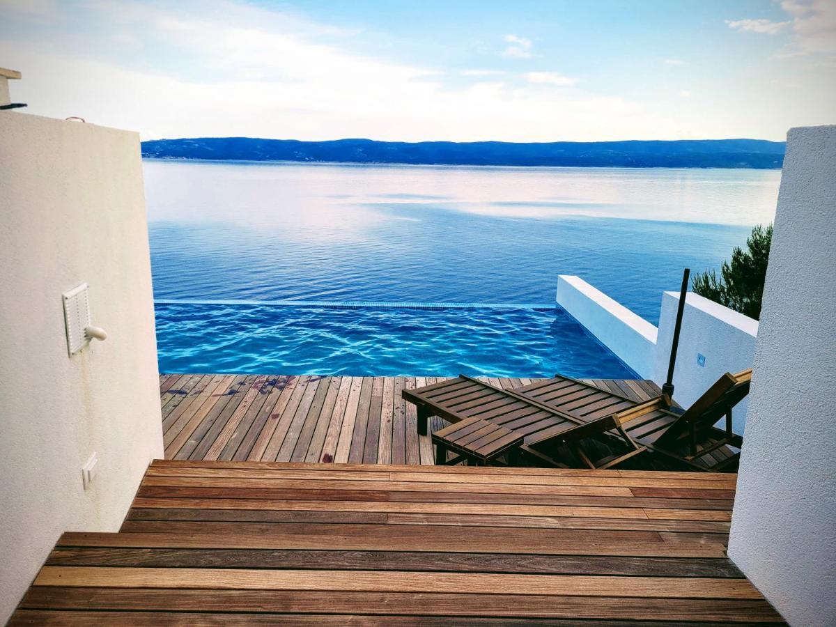 Luxury Apartments Villa Ruzmarina With New Heated Infinity Pool And Lounge Area Marusici  Zewnętrze zdjęcie