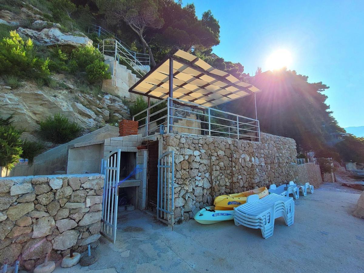 Luxury Apartments Villa Ruzmarina With New Heated Infinity Pool And Lounge Area Marusici  Zewnętrze zdjęcie