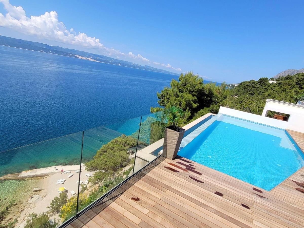 Luxury Apartments Villa Ruzmarina With New Heated Infinity Pool And Lounge Area Marusici  Zewnętrze zdjęcie
