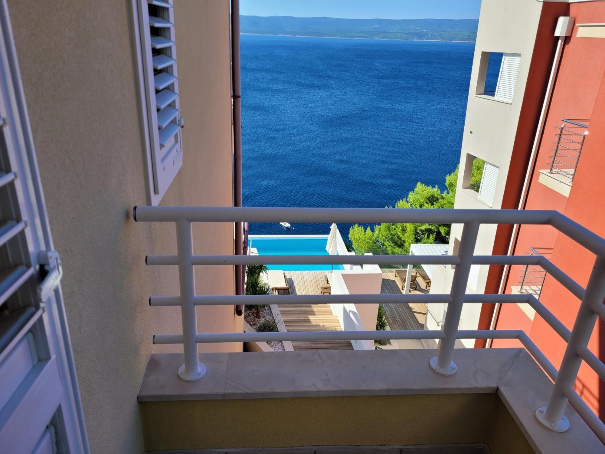 Luxury Apartments Villa Ruzmarina With New Heated Infinity Pool And Lounge Area Marusici  Zewnętrze zdjęcie